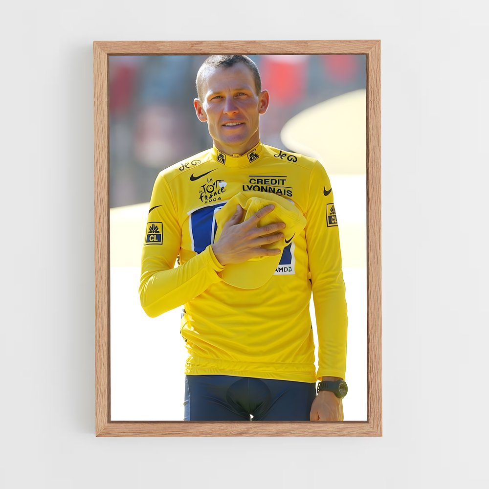 Poster Yellow Jersey Hero – affiche Cyclisme (vue 4)